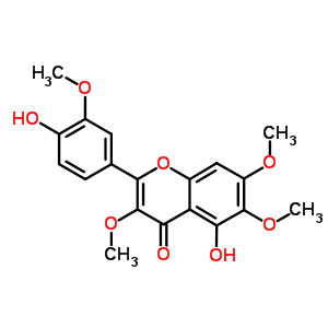 猫眼草黄素结构式_603-56-5结构式