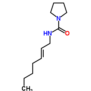 N-[(e)-庚-2-enyl]吡咯烷-1-羧酰胺结构式_60441-40-9结构式