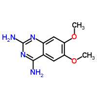 6,7-二甲氧基-2,4-喹唑啉二胺结构式_60547-96-8结构式