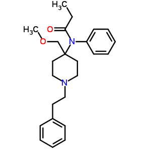 4-甲氧基甲基芬太尼结构式_60618-49-7结构式