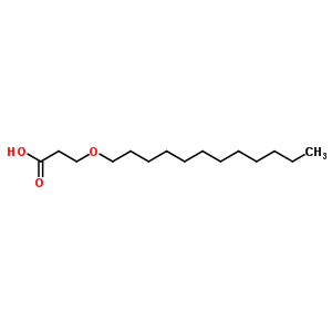 Propanoic acid,3-(dodecyloxy)-Structure,6064-81-9Structure Propanoic acid,3-(dodecyloxy)- Structure,6064-81-9Structure
