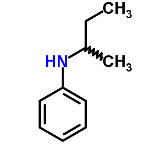 n-(1-甲基丙基)-苯胺结构式_6068-69-5结构式