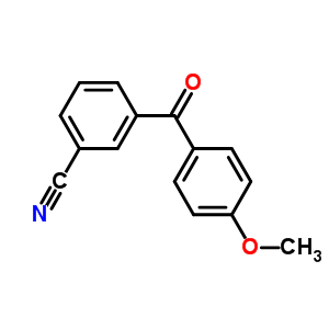 3-氰基-4-甲氧基苯甲酮结构式_60694-67-9结构式