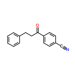 4-氰基-3-苯基苯丙酮结构式_60695-02-5结构式