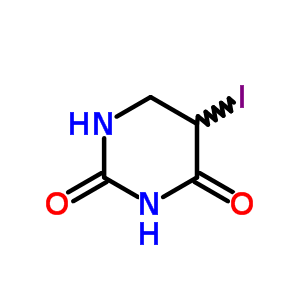 5-碘-5,6-二氢尿嘧啶结构式_60763-80-6结构式