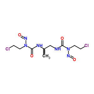 1,1-亚丙基双[3-(2-氯乙基)-3-亚硝基脲]结构式_60784-42-1结构式