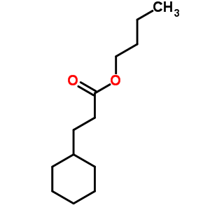3-环己基丙酸丁酯结构式_60784-55-6结构式