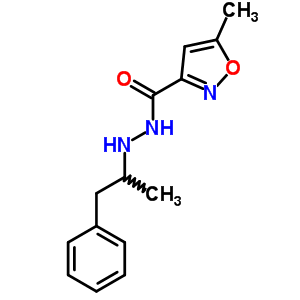 N-(α-甲基苯乙基)-5-甲基-3-异噁唑碳酰肼结构式_60789-89-1结构式