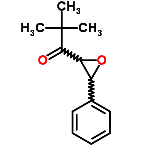 2,2-二甲基-1-(3-苯基-2-环氧乙烷)-1-丙酮结构式_60843-66-5结构式