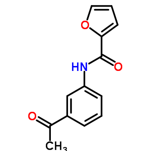N-(3-乙酰基苯基)呋喃-2-羧酰胺结构式_60943-81-9结构式