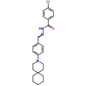 N-[[4-(3-氮杂螺[5.5]-3-十一基)苯基]亚甲基氨基]-4-氯-苯甲酰胺结构式_60948-28-9结构式