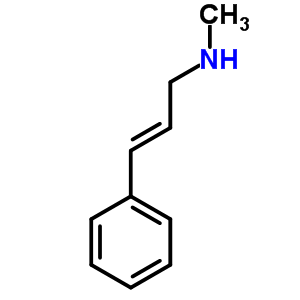 N-甲基-3-苯基-2-丙烯-1-胺结构式_60960-88-5结构式