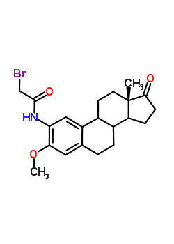 2-溴乙酰氨基雌酚酮甲醚结构式_60973-95-7结构式