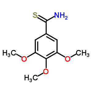 3,4,5-三甲氧基苯并硫代酰胺结构式_60987-94-2结构式