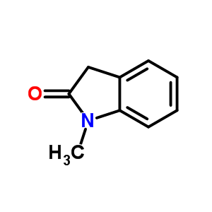 1-甲基-2-吲哚酮结构式_61-70-1结构式