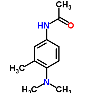 N-(4-二甲基氨基-3-甲基-苯基)乙酰胺结构式_61015-97-2结构式