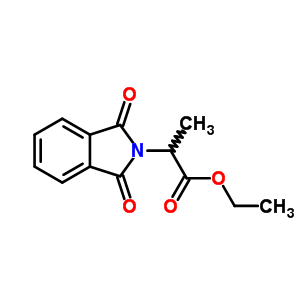 2-(1,3-二氧代异吲哚-2-基)丙酸乙酯结构式_61020-64-2结构式