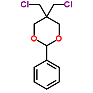 5,5-双(氯甲基)-2-苯基-1,3-二噁烷结构式_6103-09-9结构式