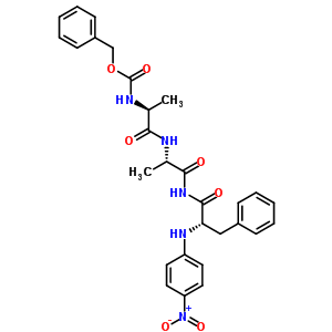 Benzyloxycarbonylalanyl-alanyl-phenylalanine-4-nitroanilideStructure,61043-35-4Structure Benzyloxycarbonylalanyl-alanyl-phenylalanine-4-nitroanilide Structure,61043-35-4Structure
