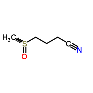 4-(甲基亚磺酰基)-丁腈结构式_61121-65-1结构式
