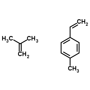 异丁烯-对甲基苯乙烯共聚物结构式_61128-14-1结构式