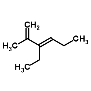3-乙基-2-甲基-1,3-己二烯结构式_61142-36-7结构式