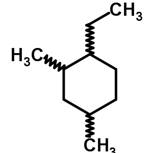 1-乙基-2,4-二甲基环己烷结构式_61142-69-6结构式