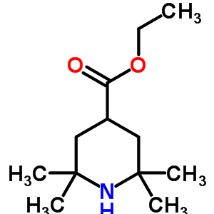 2,2,6,6-Tetramethyl-4-piperidinecarboxylic acid ethyl esterStructure,61171-34-4Structure 2,2,6,6-Tetramethyl-4-piperidinecarboxylic acid ethyl ester Structure,61171-34-4Structure