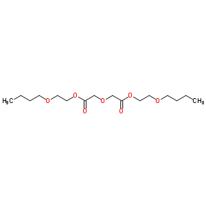 2-丁氧基-2-(2-丁氧基乙氧基羰基甲氧基)乙酸乙酯结构式_61286-56-4结构式