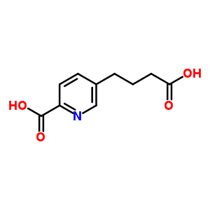 5-(3-羧基丙基)-2-吡啶羧酸结构式_61361-30-6结构式