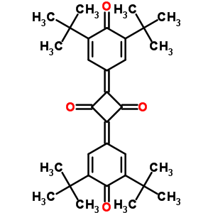 2,4-Bis(3,5-ditert-butyl-4-oxo-2,5-cyclohexadien-1-ylidene)cyclobutane-1,3-dioneStructure,61377-20-6Structure 2,4-Bis(3,5-ditert-butyl-4-oxo-2,5-cyclohexadien-1-ylidene)cyclobutane-1,3-dione Structure,61377-20-6Structure