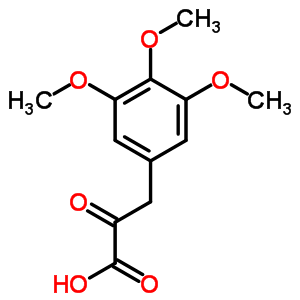 2-氧代-3-(3,4,5-三甲氧基苯基)丙酸结构式_61404-52-2结构式
