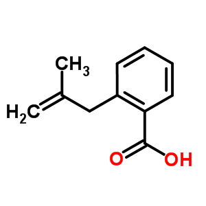 2-(2-甲基-烯丙基)-苯甲酸结构式_61436-89-3结构式