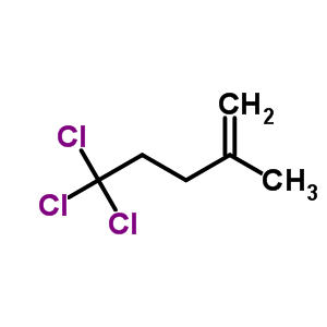 5,5,5-三氯-2-甲基-1-戊烯结构式_61446-86-4结构式