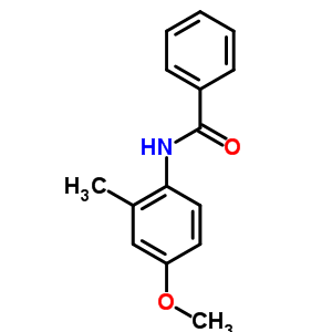 N-(4-甲氧基-2-甲基-苯基)苯甲酰胺结构式_61495-08-7结构式