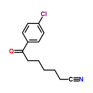 7-(4-Chlorophenyl)-7-oxoheptanenitrileStructure,61719-33-3Structure 7-(4-Chlorophenyl)-7-oxoheptanenitrile Structure,61719-33-3Structure