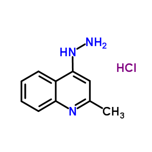 4-肼基-2-甲基喹啉盐酸盐结构式_61760-54-1结构式