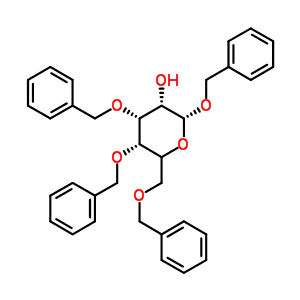 3,4,6-三-O-苄基-β-D-半乳糖吡喃糖苷苄酯结构式_61820-04-0结构式