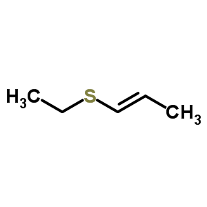 (E)-乙基-1-丙烯基硫化物结构式_61865-98-3结构式