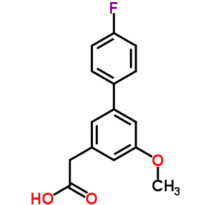 4-氟-5-甲氧基-3-联苯乙酸结构式_61888-66-2结构式