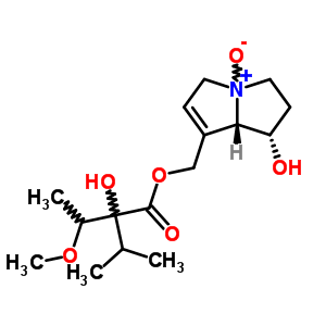 天芥菜碱氮氧化物结构式_6209-65-0结构式