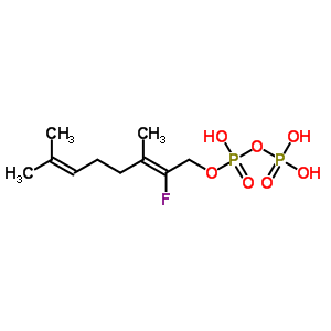 2-氟香叶基焦磷酸酯结构式_62163-14-8结构式