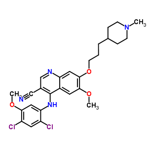 伯舒替尼结构式_622369-21-5结构式