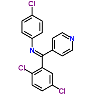 4-氯-n-[(2,5-二氯苯基)-4-吡啶亚甲基]-苯胺结构式_62247-07-8结构式