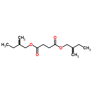 双(2-甲基丁基)丁二酸结构式_623-89-2结构式