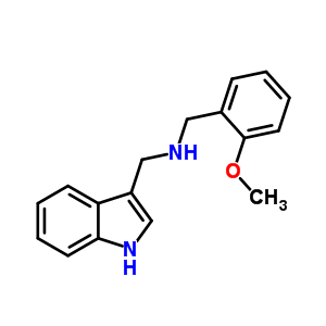 (1H-吲哚-3-甲基)-(2-甲氧基-苄基)-胺结构式_625409-25-8结构式