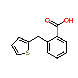 2-噻吩-2-甲基-苯甲酸结构式_62636-87-7结构式