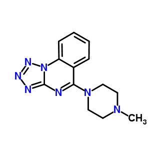 5-(4-甲基-1-哌嗪)-四唑并[1,5-a]喹唑啉结构式_62645-02-7结构式