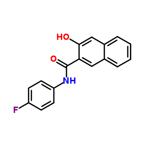 N-(4-氟苯基)-3-羟基-2-萘甲酰胺结构式_6267-93-2结构式