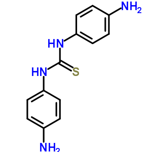 Thiourea, n,n-bis (4-aminophenyl)-Structure,6268-26-4Structure Thiourea, n,n-bis (4-aminophenyl)- Structure,6268-26-4Structure